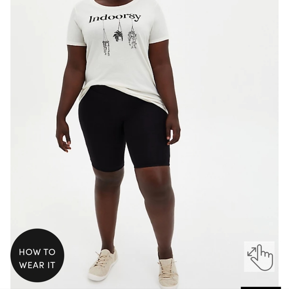 Torrid 9 INCH SIGNATURE WAIST BIKE SHORT
